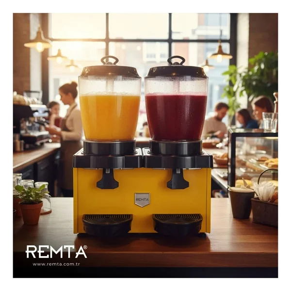 Remta St35 Royal Mini 11+11 Çiftli Şerbet Ve Ayran Soğutucu - Görsel 2
