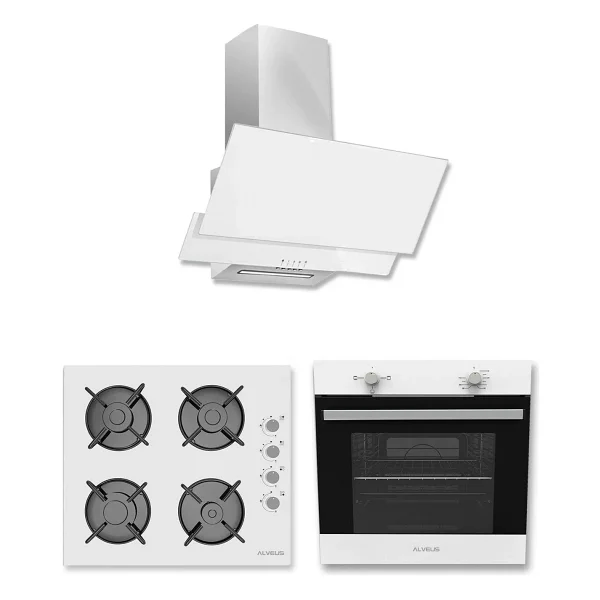 Alveus 850 3'lü Beyaz Ankastre Set Ad07 + A10 + Af850 - Görsel 10