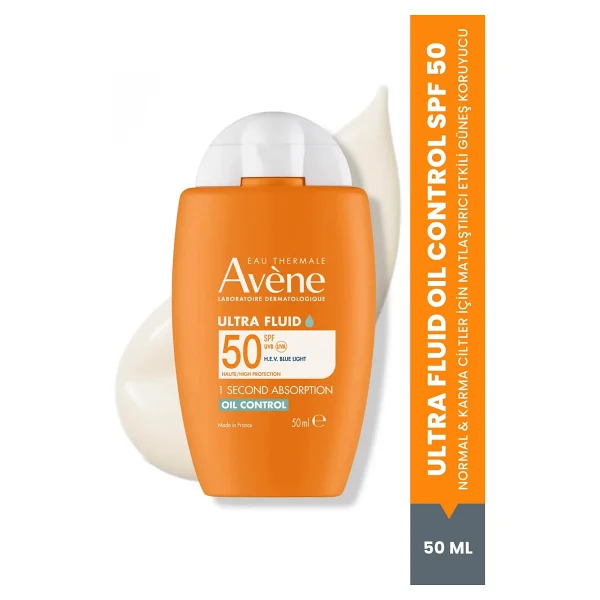 Avene Ultra Fluid Oil Control Yağlı Ciltler İçin 50 Ml 50 Faktör Güneş Kremi - Görsel 6