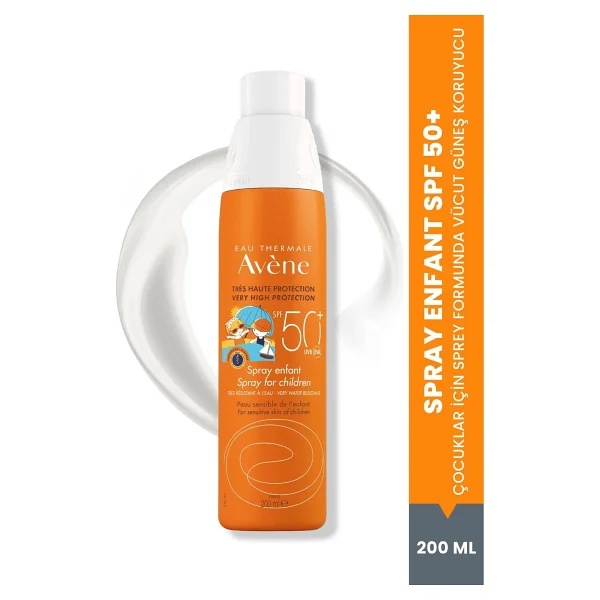 Avene Enfant 200 Ml 50 Faktör Çocuk Güneş Spreyi - Görsel 5
