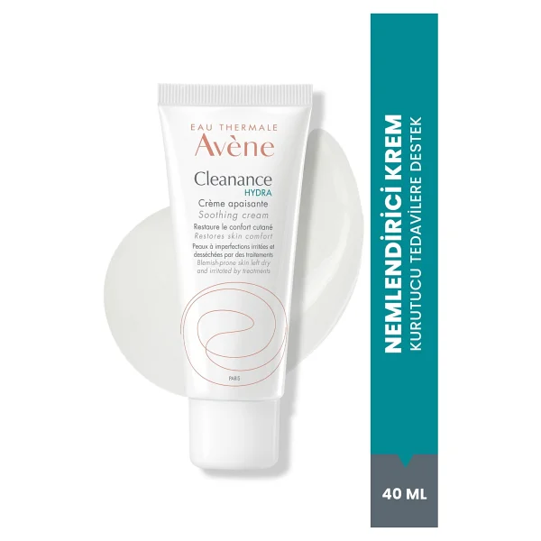 Avene Cleanance Hydra Creme Apaisante 40 Ml Kuru Ciltler Bakım Kremi - Görsel 5