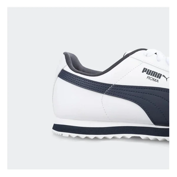 Puma Roma Basic 353572-12 Beyaz-Lacivert Erkek Spor Ayakkabı - Görsel 7