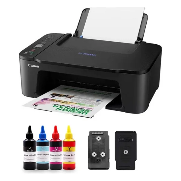Canon Pixma E3440 Wi-Fi + Tarayıcı + Fotokopi Renkli Çok Fonksiyonlu Mürekkep Püskürtmeli Yazıcı - Görsel 6