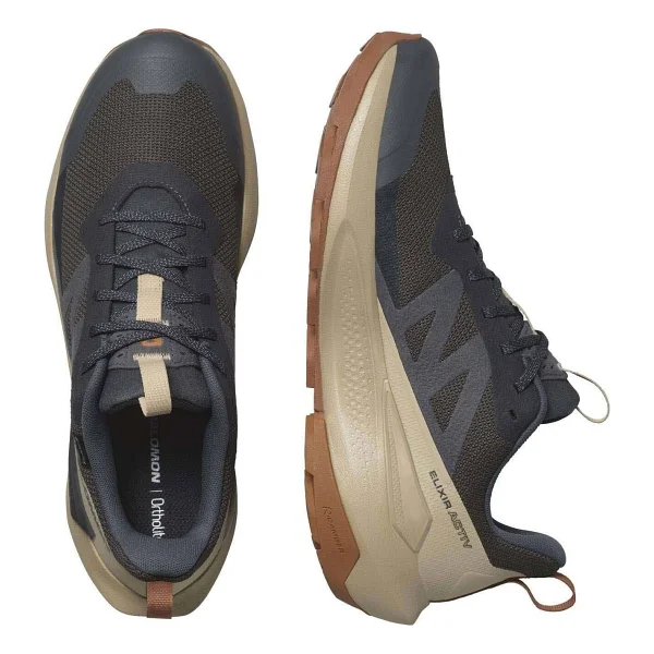 Salomon Elixir Activ Gore-Tex L47456100 Siyah Erkek Outdoor Ayakkabı - Görsel 2