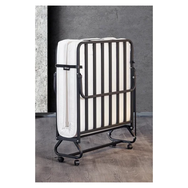 Iron Katlanır Yatak Ve Karyola 80x190 Cm Katlanabilir Somya Ve Yatak Tek Kişilik Katlanır Yatak - Görsel 10