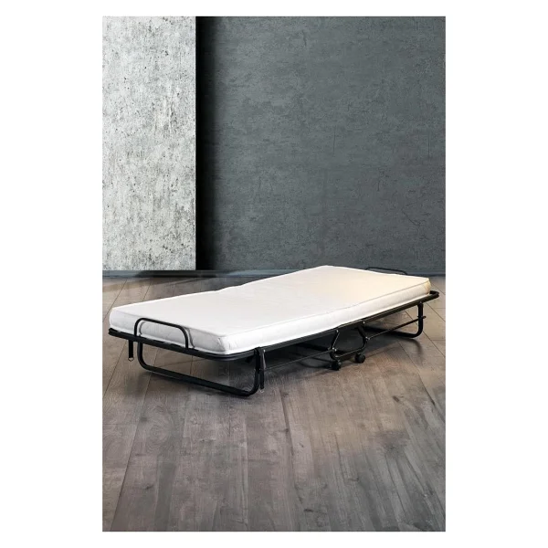 Iron Katlanır Yatak Ve Karyola 80x190 Cm Katlanabilir Somya Ve Yatak Tek Kişilik Katlanır Yatak - Görsel 2