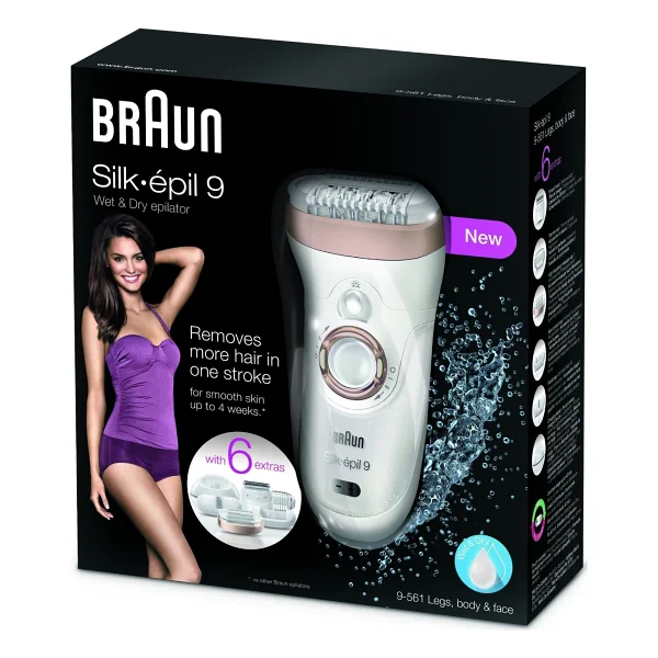 Braun Silk Epil 9 9-561 Islak Kuru Epilatör - Görsel 6