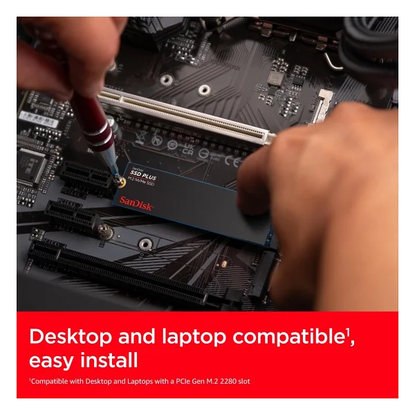 Sandisk Plus Sdssda3n-2t00-G26 Pcı-Express 3.0 2 TB M.2 SSD - Görsel 5