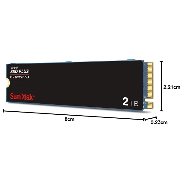 Sandisk Plus Sdssda3n-2t00-G26 Pcı-Express 3.0 2 TB M.2 SSD - Görsel 8