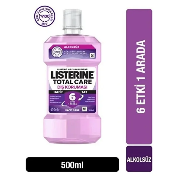 Listerine Total Care 500 Ml Gargara - Görsel 7