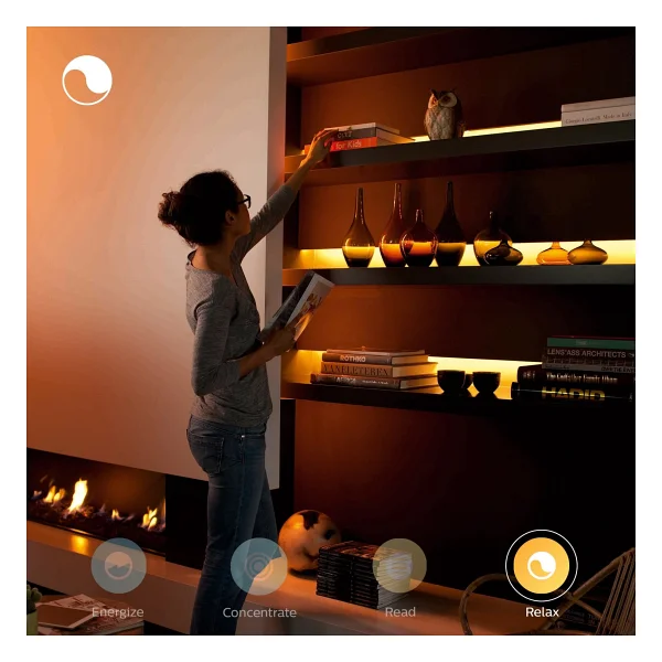 Philips Hue Lightstrip Plus 1 M Adaptörsüz RGB Şerit LED - Görsel 4