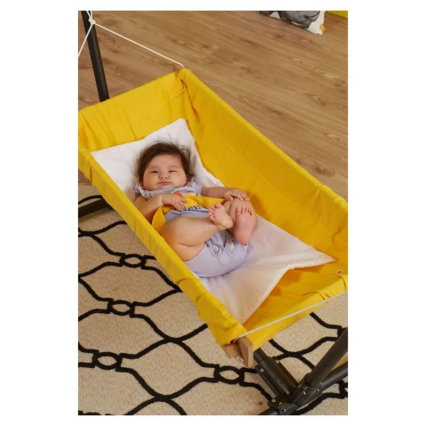 Svava Ahşap Bebek Hamak Bebek Hamağı (Sarı) - Görsel 9