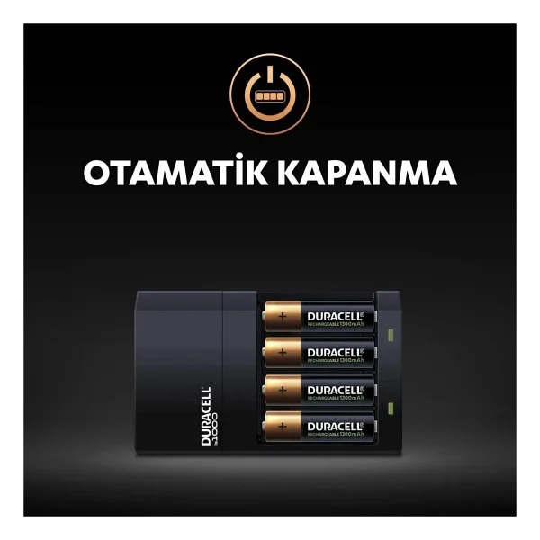 Duracell Cef 14 Pilli Şarj Cihazı Ve Şarj Edilebilir 4 Adet 750 mAh Aaa Ve 4 Adet 1300 mAh Aa Paketi - Görsel 7