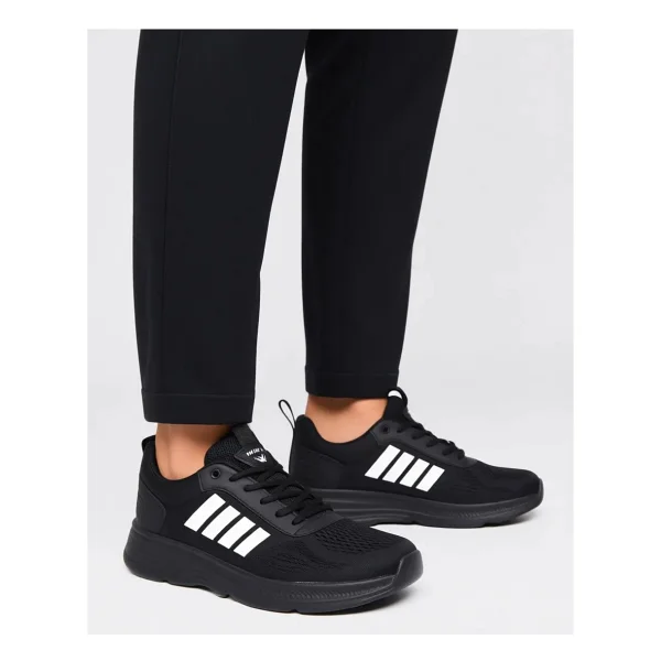4310-1 Tam Ortopedik Taban Unisex Spor Ayakkabı Yazlık Hafif Eva Taban Günlük Spor Ayakkabı - Lacivert - 40 - Görsel 3