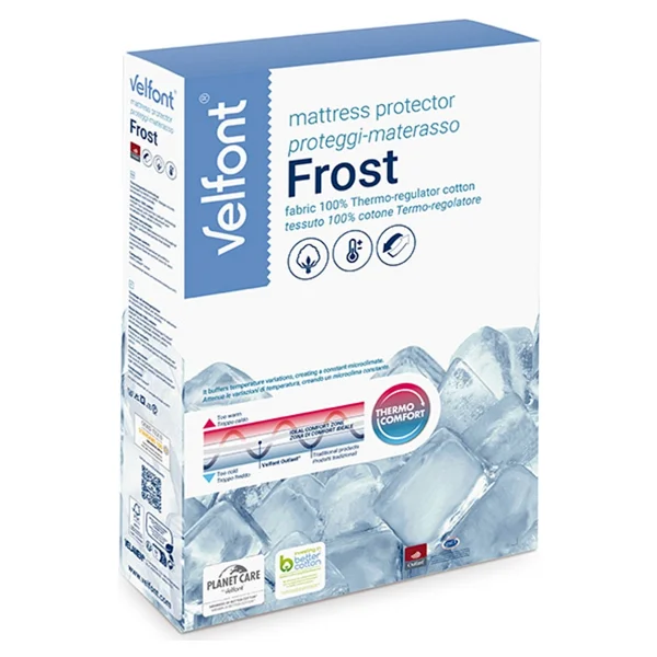 Yatsan Velfont Frost Outlast Cotton Isı Dengeleyici Alez 160x200 - Beyaz - 160 X 200 Cm - Görsel 5