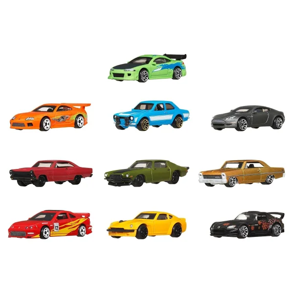 Hot Wheels Silver Series 1:64 Fast And Furious 10'lu Araç Seti Jct92 - Görsel 5