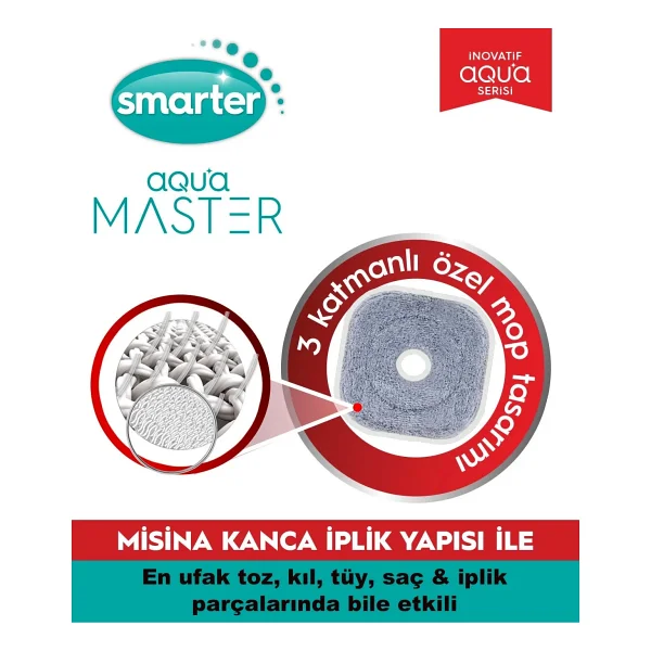 Smarter Aqua Master Yedek Mop - Görsel 2