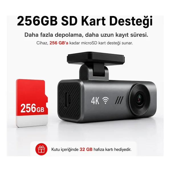Carlover S12 4K Ön Araç Kamerası - Görsel 6