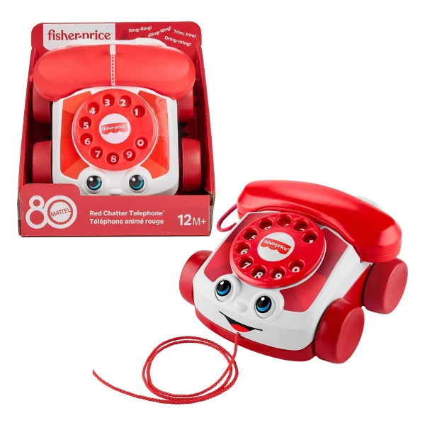 Fisher Price Kırmızı Geveze Telefon Jgg97 - Görsel 6