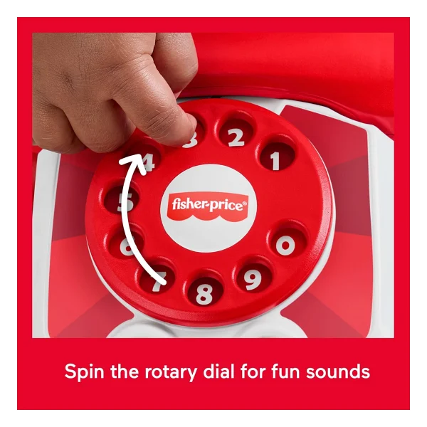 Fisher Price Kırmızı Geveze Telefon Jgg97 - Görsel 3