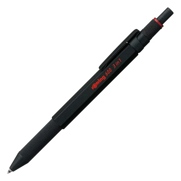 Rotring 600 3 İn 1 Multipen Siyah Fonksiyonlu Kalem - Görsel 2