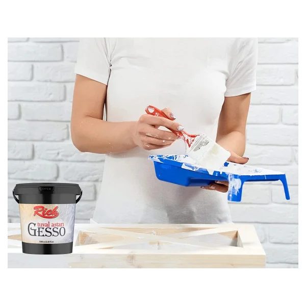 Rich Gesso Tuval Astarı 1000 Ml - Görsel 5