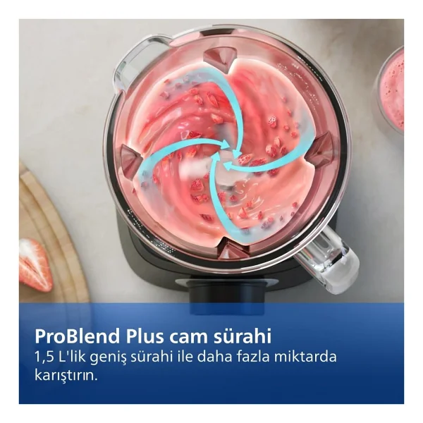 Philips 5000 Serisi HR3031/00 1200 W Smoothie Blender - Görsel 5
