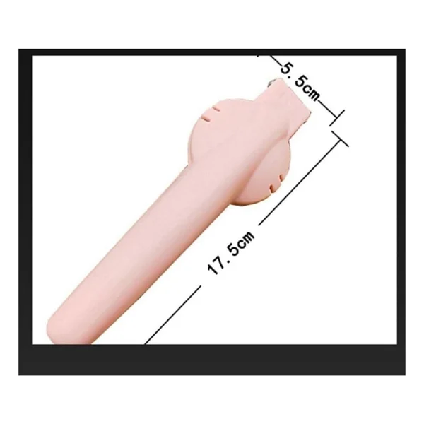Yenigeldi 1 Adet Yeni Tasarım Ergonomik Paslanmaz Çelik Hazneli Kestane Kesici,Pembe - Görsel 2