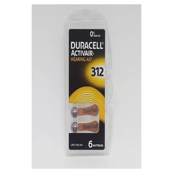 Duracell Activair 312 Numara 6'lı 5 Paket İşitme Cihazı Pili - Görsel 6