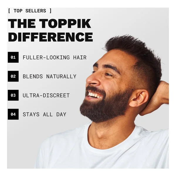 Toppik Saç Fiberi 12gr Açık Kahverengi - Görsel 4
