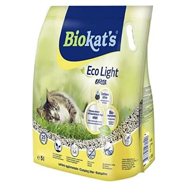Biokat's Pelet Eco Light Extra 5 lt Pelet Kedi Kumu - Görsel 2