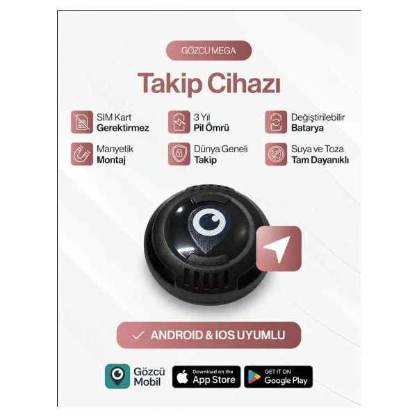Gözcü Mobil Mega Akıllı Takip Cihazı - Görsel 10