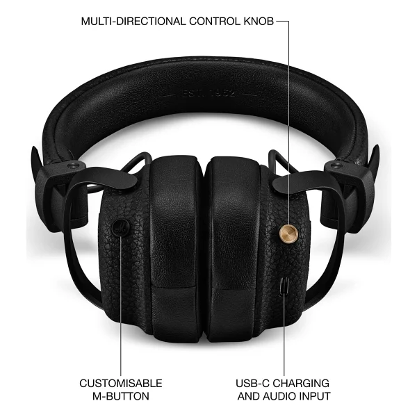 Marshall Milton ANC Kulak Üstü Bluetooth Kulaklık - Görsel 4
