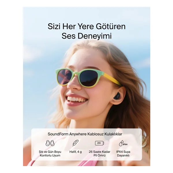 Belkin Soundform Anywhere TWS Kulak İçi Bluetooth Kulaklık - Görsel 2