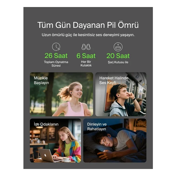 Belkin Soundform Anywhere TWS Kulak İçi Bluetooth Kulaklık - Görsel 4