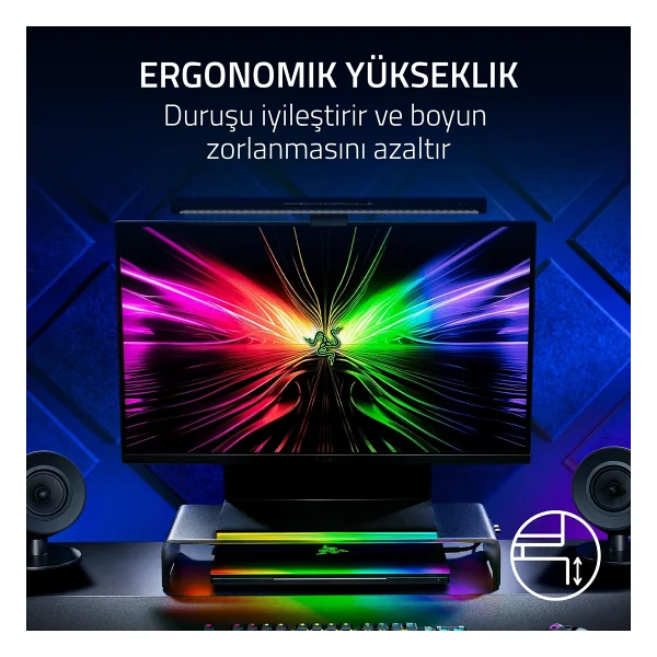 Razer Monitor Stand Chroma RC21-02320100-R3M1 Monitör Yükseltici - Görsel 3