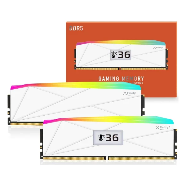 V-Color Manta Xfinity+ Argb OLED 32 GB (2x16) 6400 MHz Cl32 Otmxfl1664832wwk DDR5 RAM - Görsel 3