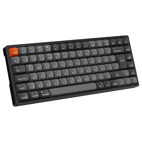 Keychron K2 Max QMK RGB TKL Super Red Switch Kablolu/Kablosuz Mekanik Oyuncu Klavyesi - Görsel 6