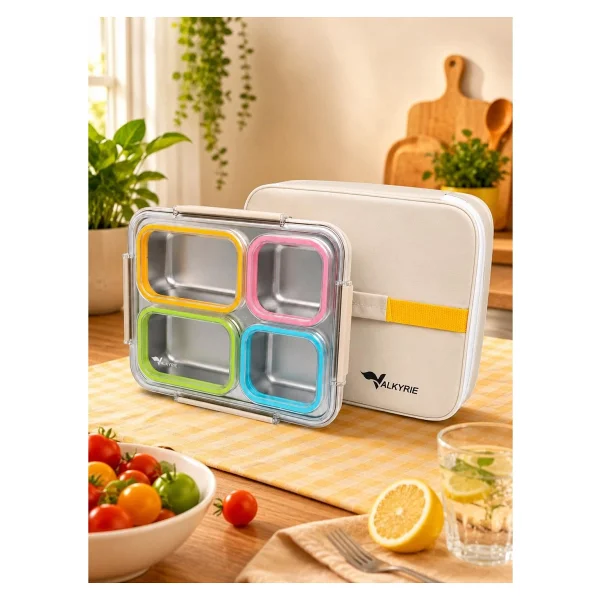 Valkyrie Taşıma Çantalı 1500 ml 4 Bölmeli Beslenme Kutusu - Görsel 6