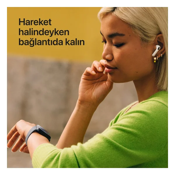 Apple Watch Se 3 GPS + Cellular 44mm Gece Yarısı Alüminyum Kasa Ve Gece Yarısı Spor Kordon Akıllı Saat - Görsel 3