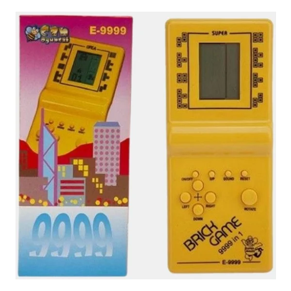 Epilons Klasik Tetris Oyunu El Konsolu - Taşınabilir Pil Ile Çalışan Retro El Aterisi - Görsel 10