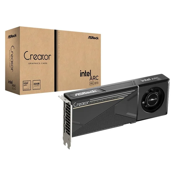 Asrock Arc Pro B70 Creator 256 Bit GDDR6 32 GB Ekran Kartı - Görsel 2