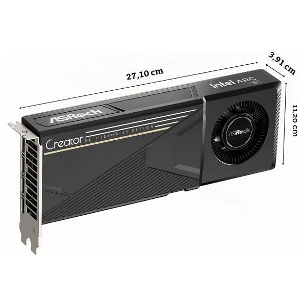 Asrock Arc Pro B70 Creator 256 Bit GDDR6 32 GB Ekran Kartı - Görsel 3