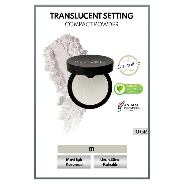 Note Translucent Setting 10 Gr Sabitleyici Transparan Pudra - Görsel 9