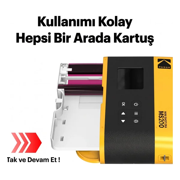 Kodak Mini Shot 2 Era Siyah Instant Dijital Fotoğraf Makinesi - Görsel 9