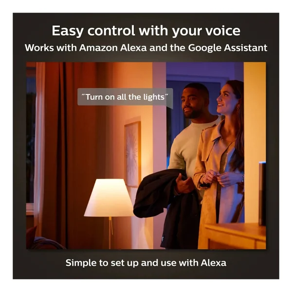 Philips Hue 1100 Renkli Ambiyans 11 W-75 W E27 2'li Akıllı LED Ampul - Görsel 9