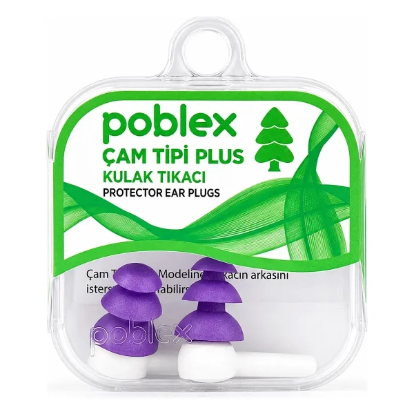 Poblex Çam Tipi Plus Küçük Boy (S) Kulak Tıkacı - Görsel 8