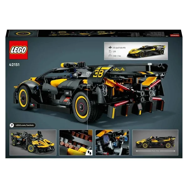 Lego 42151 Technic Bugatti Bolide - Görsel 3