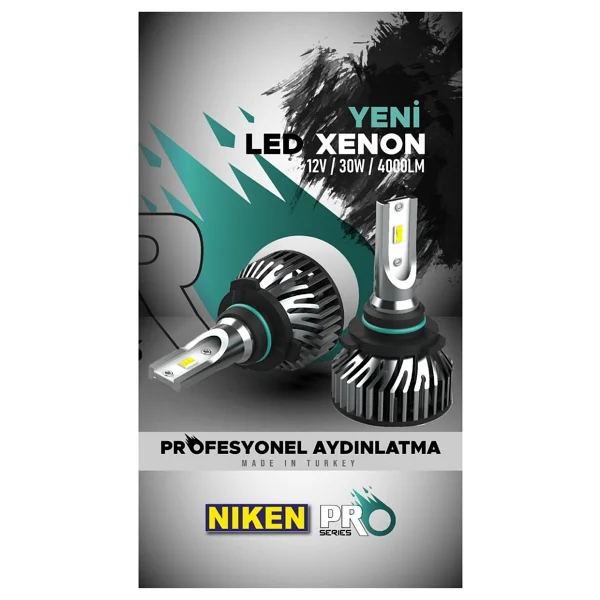 Niken Far Ampulü LED Xenon Pro Serisi H27 - Görsel 3