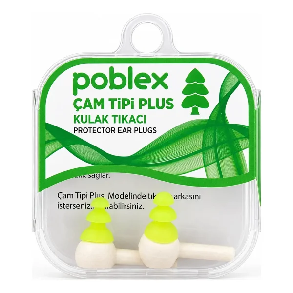 Poblex Çam Tipi Plus Küçük Boy (S) Kulak Tıkacı - Görsel 3